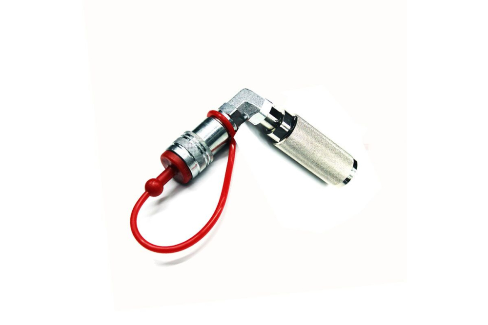 CO2 Bottle to hose connector 90 degrees