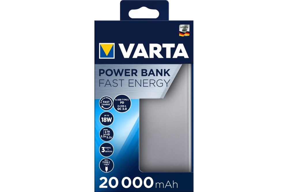 Powerbank Fast  Energy 20000mAh