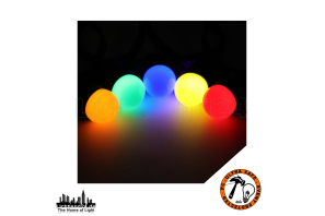ICON Endlos Illu Lichterkette - Set 5M /10F + 10 x G45 Color LED