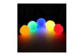 ICON Endlos Illu Lichterkette - Set 5M /10F + 10 x 1W G45 Color LED