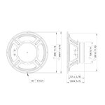 LAVOCE FSF122.02 12 Zoll  Breitbandlautsprecher, Ferrit, Stahlkorb