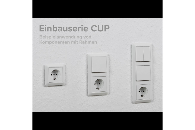 Multimediadosen Set CUP (18-teilig) weiß, UP