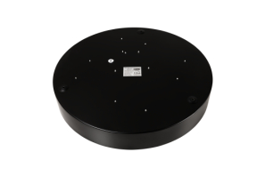 Wifi LED-Deckenleuchte 35W, 4450lm, Ø40cm, CCT+RGB, schwarz