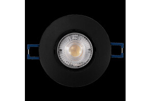 EL-313D LED-Einbauleuchte 4,5W, 450Lumen, 3000K, schwarz, step-dimmbar