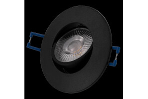 EL-313D LED-Einbauleuchte 4,5W, 450Lumen, 3000K, schwarz, step-dimmbar