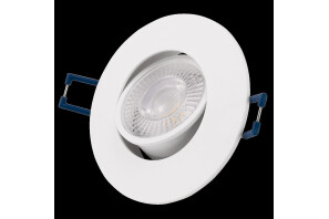 10er Set EL-313D LED-Einbauleuchte 4,5W, 450Lumen, 3000K, weiß, step-dimmbar