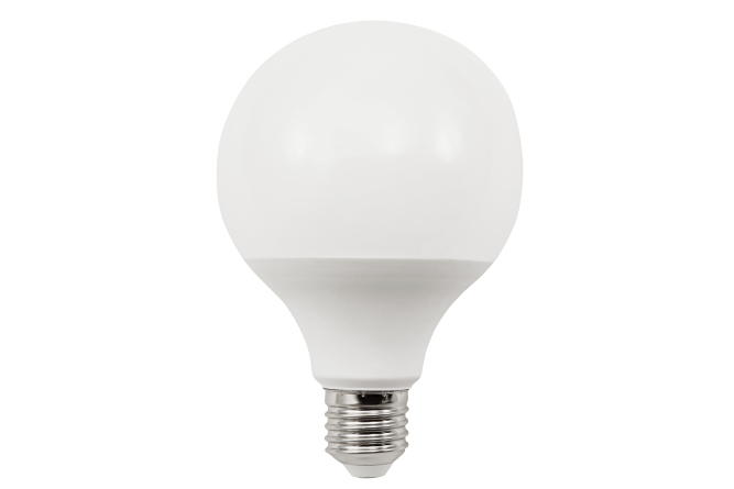 E27 LED Kunststoff-Globe G95 mit 12W warmweiß / 1055LM