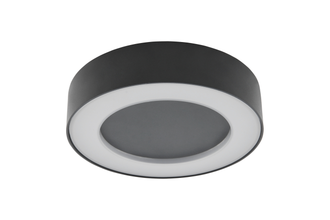 LED-Wandleuchte SLIM RING Ø22cm, 12W, 400lm, warmweiß, 3000K, IP54