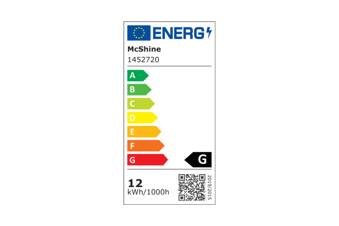 LED-Wandleuchte SLIM RING Ø22cm, 12W, 400lm, warmweiß, 3000K, IP54