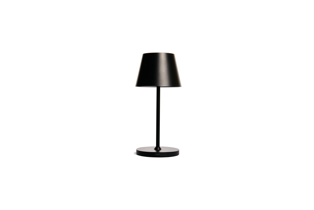 Design Akku LED-Tischleuchte CLUB by ROLF KERN 1,2W 25cm, schwarz, dimmbar, IP54
