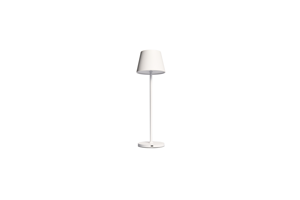 Design Akku LED-Tischleuchte CLUB by ROLF KERN 1,2W 38cm, weiß, dimmbar, IP54