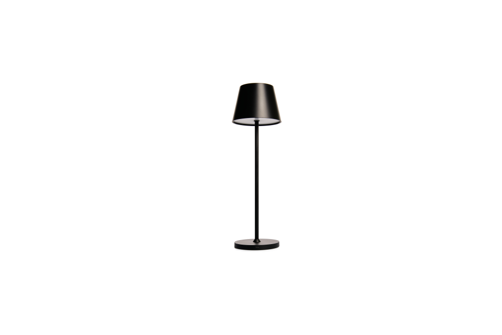 Design Akku LED-Tischleuchte CLUB by ROLF KERN 1,2W 38cm, schwarz, dimmbar, IP54