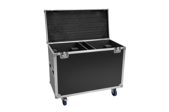 ROADINGER Flightcase 2x IP TMH-H760 with wheels