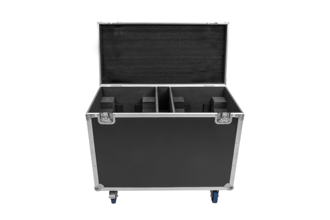 ROADINGER Flightcase 2x IP TMH-H760 with wheels