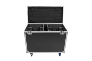 ROADINGER Flightcase 2x IP TMH-H760 with wheels