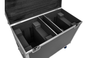 ROADINGER Flightcase 2x IP TMH-H760 with wheels