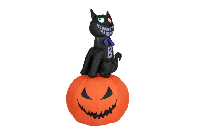 EUROPALMS Halloween Aufblasbare Figur Katze mit...