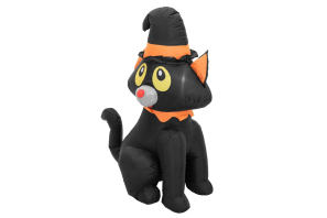 EUROPALMS Halloween Aufblasbare Figur Katze, 122cm