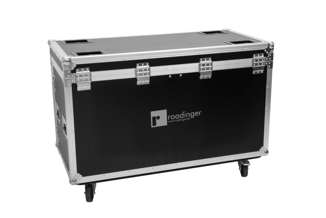 ROADINGER Flightcase 2x DMH-640 mit Rollen