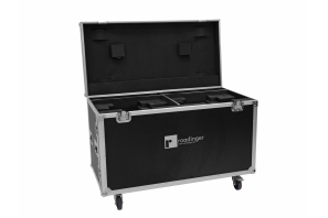 ROADINGER Flightcase 2x DMH-640 mit Rollen