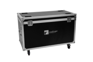 ROADINGER Flightcase 2x DMH-640 mit Rollen