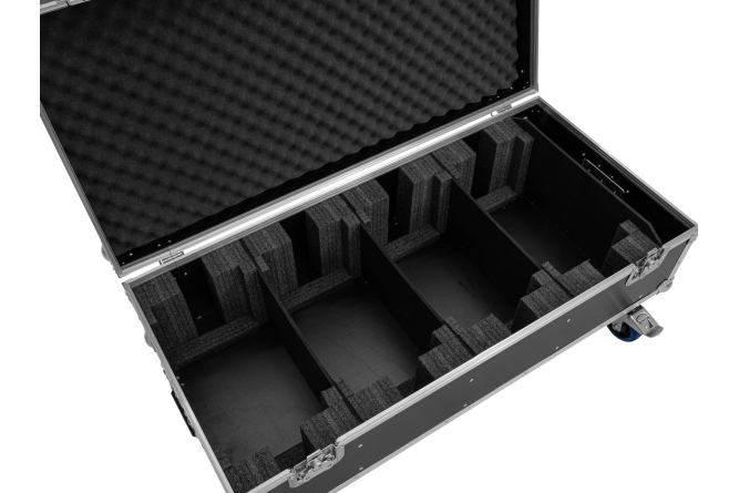 ROADINGER Flightcase 4x PLL-576 CW/WW mit Rollen