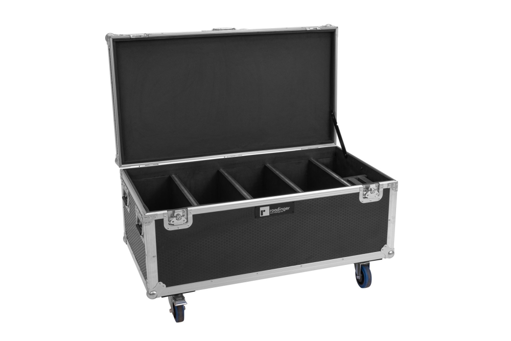 ROADINGER Flightcase 4x Multiflood IP 18x10W RGBW Wash CRMX