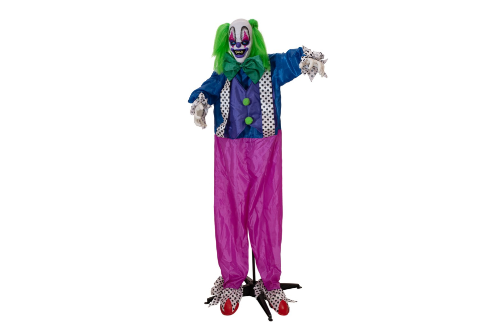 EUROPALMS Halloween Figur Clown Charly, animiert, 164cm