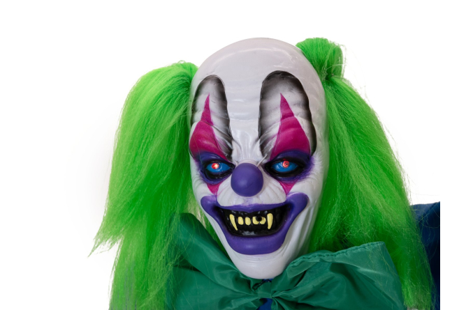 EUROPALMS Halloween Figur Clown Charly, animiert, 164cm