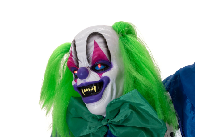 EUROPALMS Halloween Figur Clown Charly, animiert, 164cm