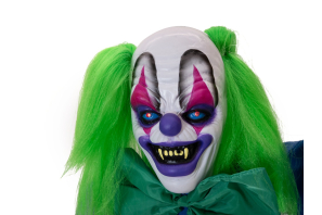 EUROPALMS Halloween Figur Clown Charly, animiert, 164cm