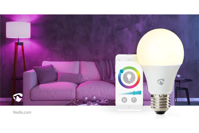 NEDIS SmartLife E27 LED Lampe RGB 9W 806lm