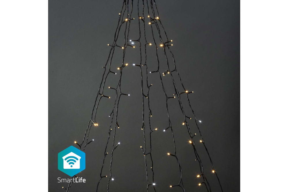 NEDIS SmartLife Weihnachtssbaumbeleuchtung 10x 2m / 200 LEDs