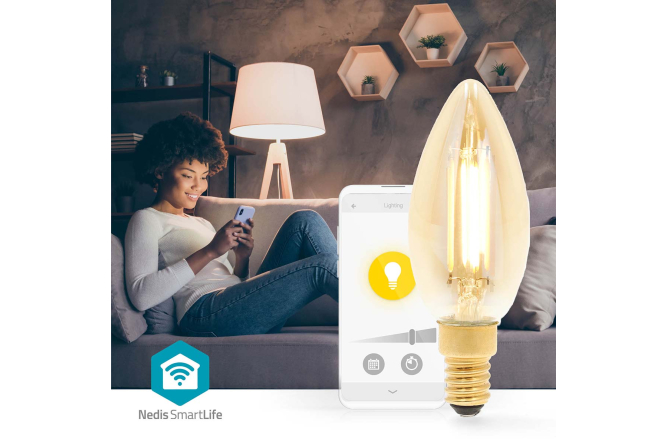 NEDIS SmartLife Filament LED Kerze C35 5W