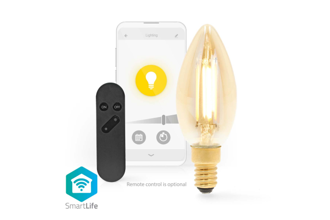 NEDIS SmartLife Filament LED Kerze C35 5W