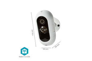 NEDIS SmartLife HD Außenkamera WIFICBO30WT mit Bewegungssensor und Nachtsichtfunktion