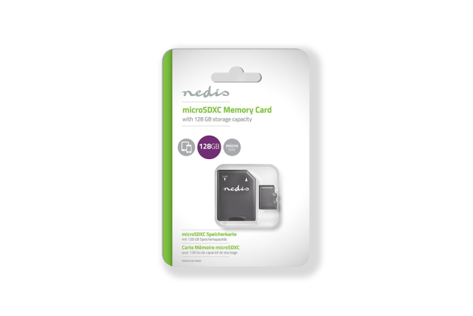 NEDIS MicroSDXC Speicherkarte 128GB für...