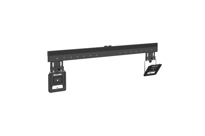 NEDIS feste ultraflache TV-Wandhalterung 43"-100" Stahl schwarz bis 75KG