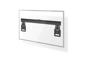 NEDIS feste ultraflache TV-Wandhalterung 43"-100" Stahl schwarz bis 75KG