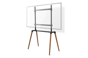 NEDIS 4.Bein Staffelei Design TV-Ständer 60"-75" Aluminium/Stahl schwarz bis 40KG