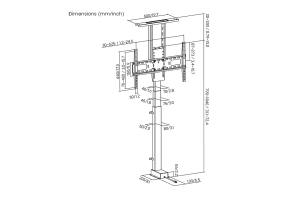 NEDIS motorisierter TV-LIFT 37"-80" (Wifi / App) bis 60KG