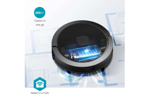 NEDIS SmartLife 3-in-1 Reinigungsroboter WIFIVCL002CBK Kehren, Saugen, Wischen mit LiDAR