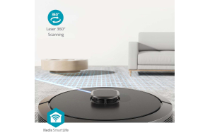 NEDIS SmartLife 3-in-1 Reinigungsroboter WIFIVCL002CBK Kehren, Saugen, Wischen mit LiDAR