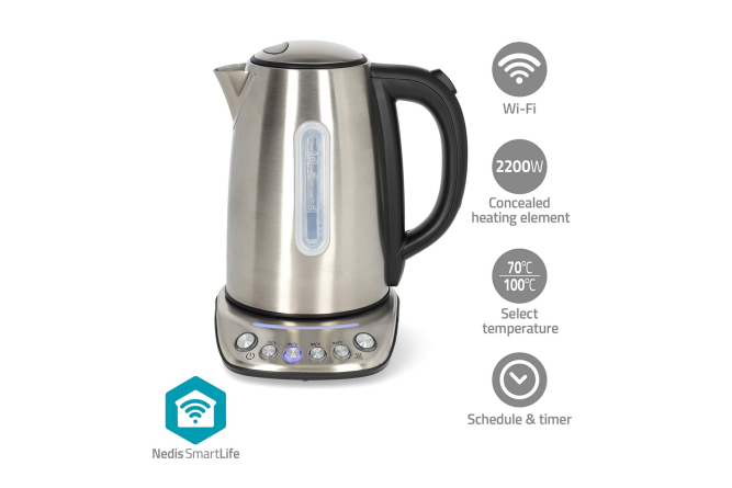 NEDIS SmartLife Wasserkocher mit Temperaturtasten und...