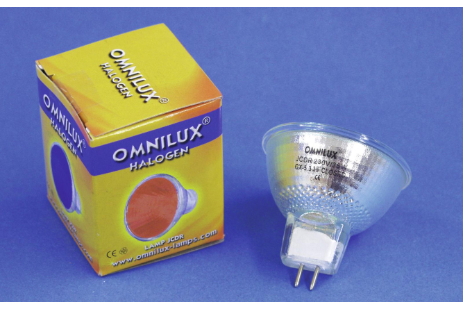 OMNILUX JCDR 230V/35W GX-5,3 1500h blau