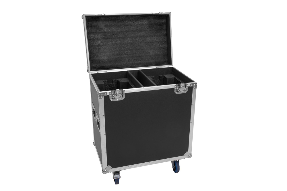 ROADINGER Flightcase 2x TMH-S400 mit Rollen