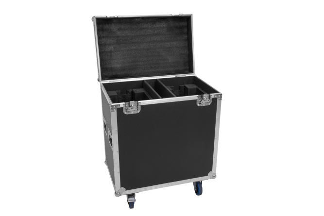 ROADINGER Flightcase 2x TMH-S400 mit Rollen