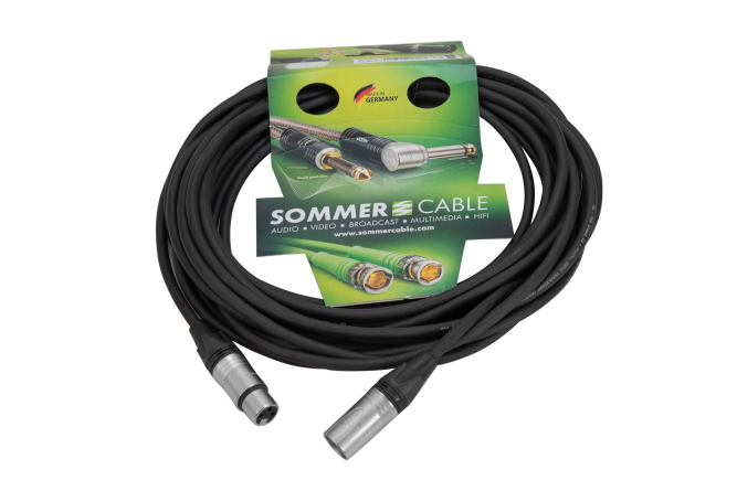 SOMMER CABLE XLR Kabel 3pol 10m sw Neutrik