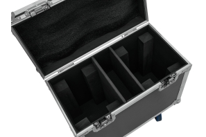 ROADINGER Flightcase 2x TMH-B120 mit Rollen