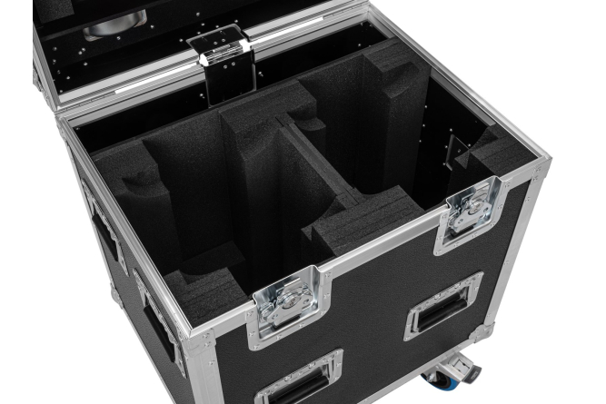 ROADINGER Flightcase 2x DMB-100 LED mit Rollen